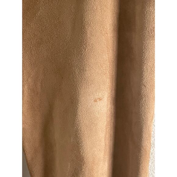 VS2 Tan Suede Bootcut Pants Women’s Size 4 Brown Western Ranch Style Vintage Y2K - Picture 4 of 8